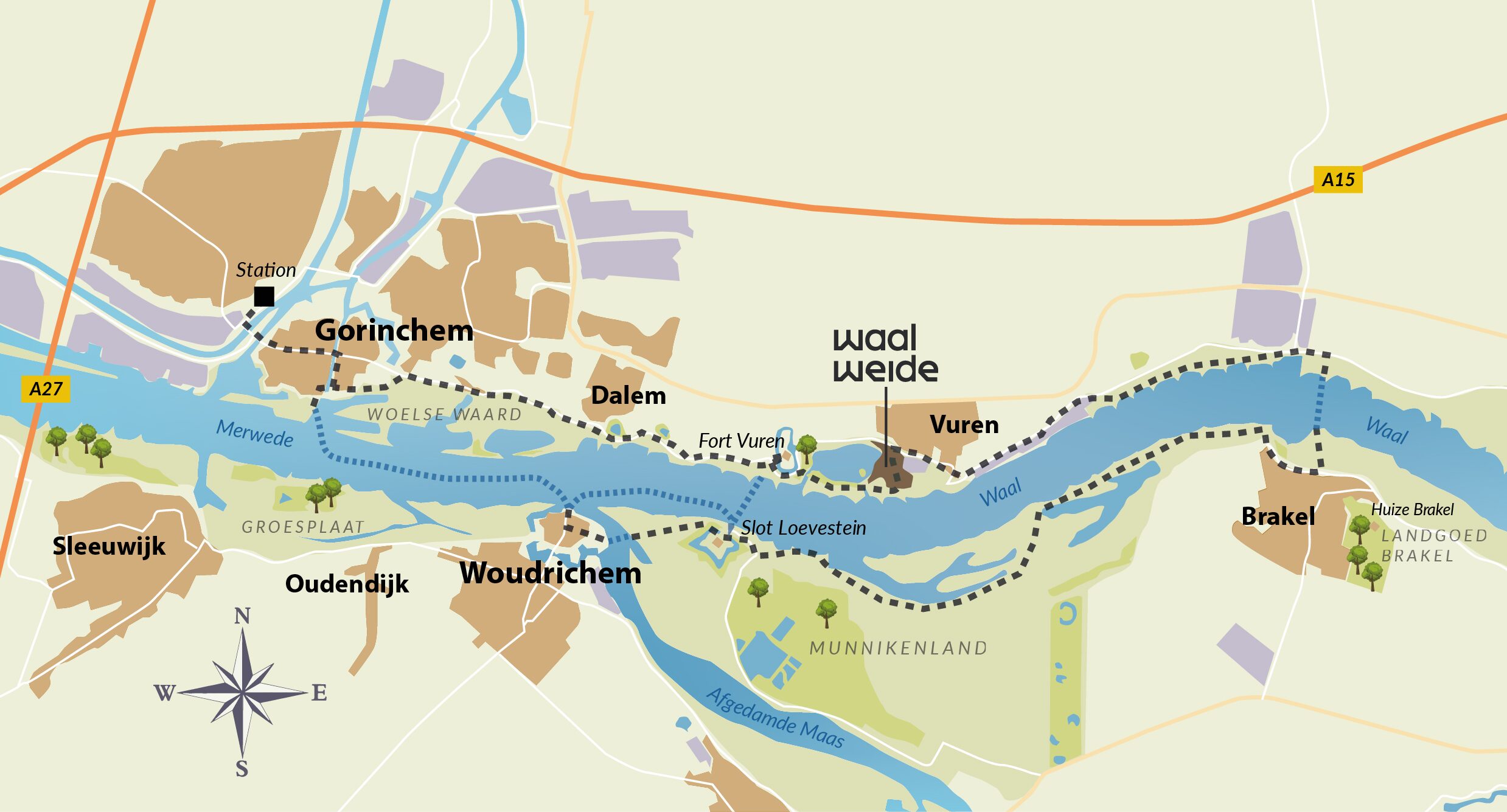 Struintocht vestingdriehoek